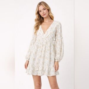 Dizzy Lizzy Floral Babydoll Mini Dress | M